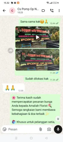 Testimonial Papan Bunga lubuk pakam